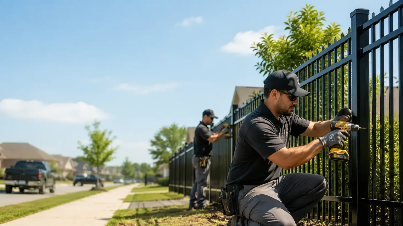 Metal Fence Installation in Berea, SC
